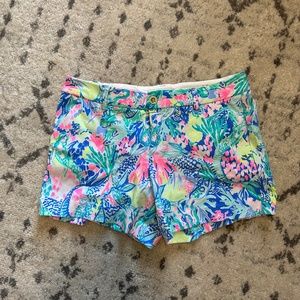 Lilly Pulitzer Knit Callahan Shorts, size 10 in Mermaid Cove